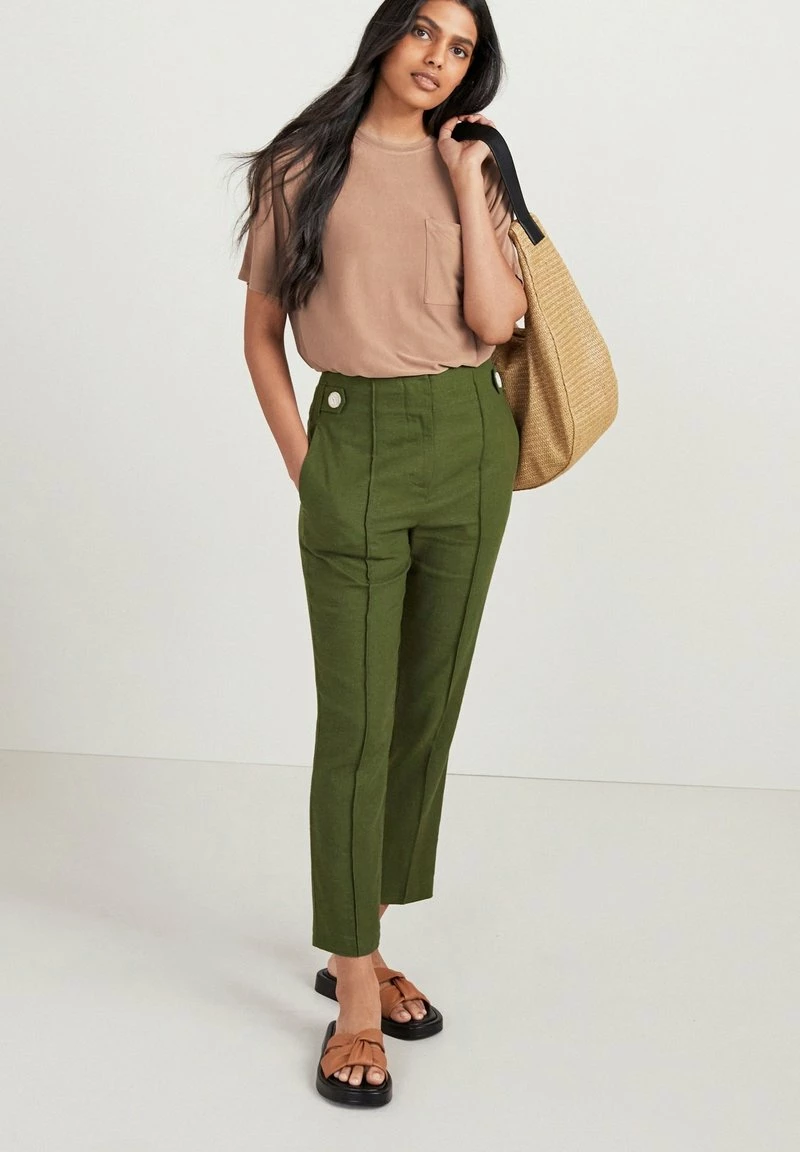 Next Damen T-Shirt Basic - Tan Brown – Bild 2