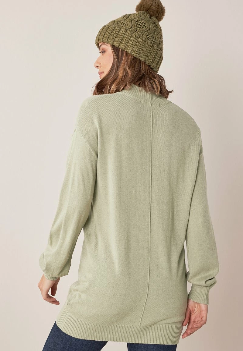 Next Damen LONG COSY - Strickpullover - Green