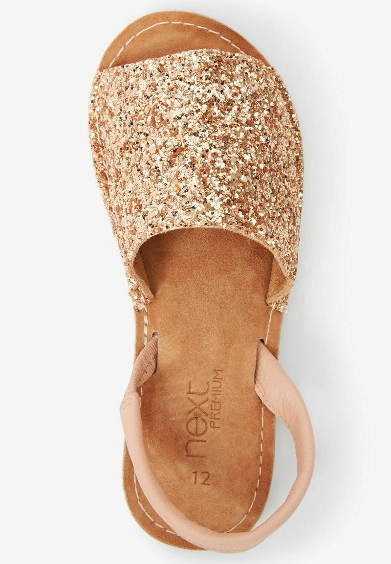 Next Riemensandalette - Rose Gold Glitter | Kinder – Bild 3