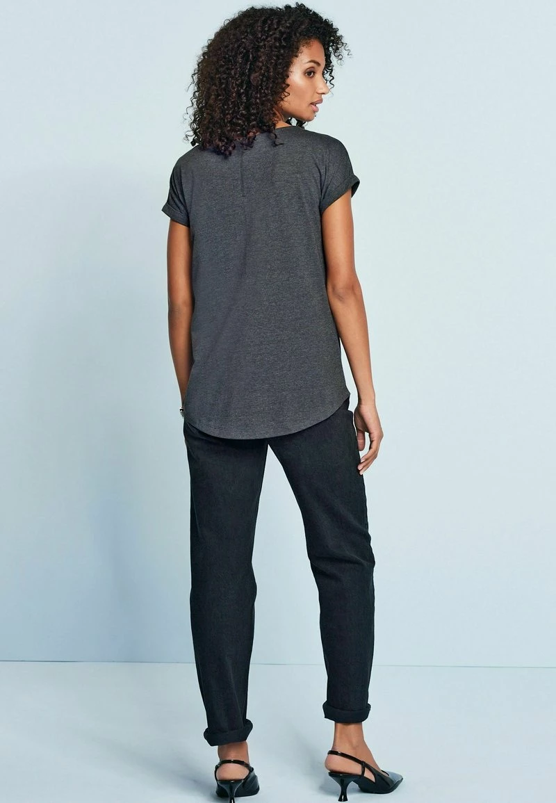 Next Damen T-Shirt Print - Charcoal Grey Studded Star – Bild 3