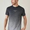 Next Herren T-Shirt Print - Black