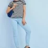 Next BUBBLEHEM RAGLAN - T-Shirt Print - Navy Blue White Stripe | Damen