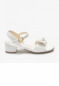 Next Kinder OCCASION GLITTER HEEL MARY JANE - Riemchenballerina - White