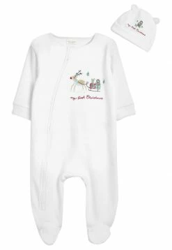 Next Unisex CHRISTMAS - Strampler - Off White