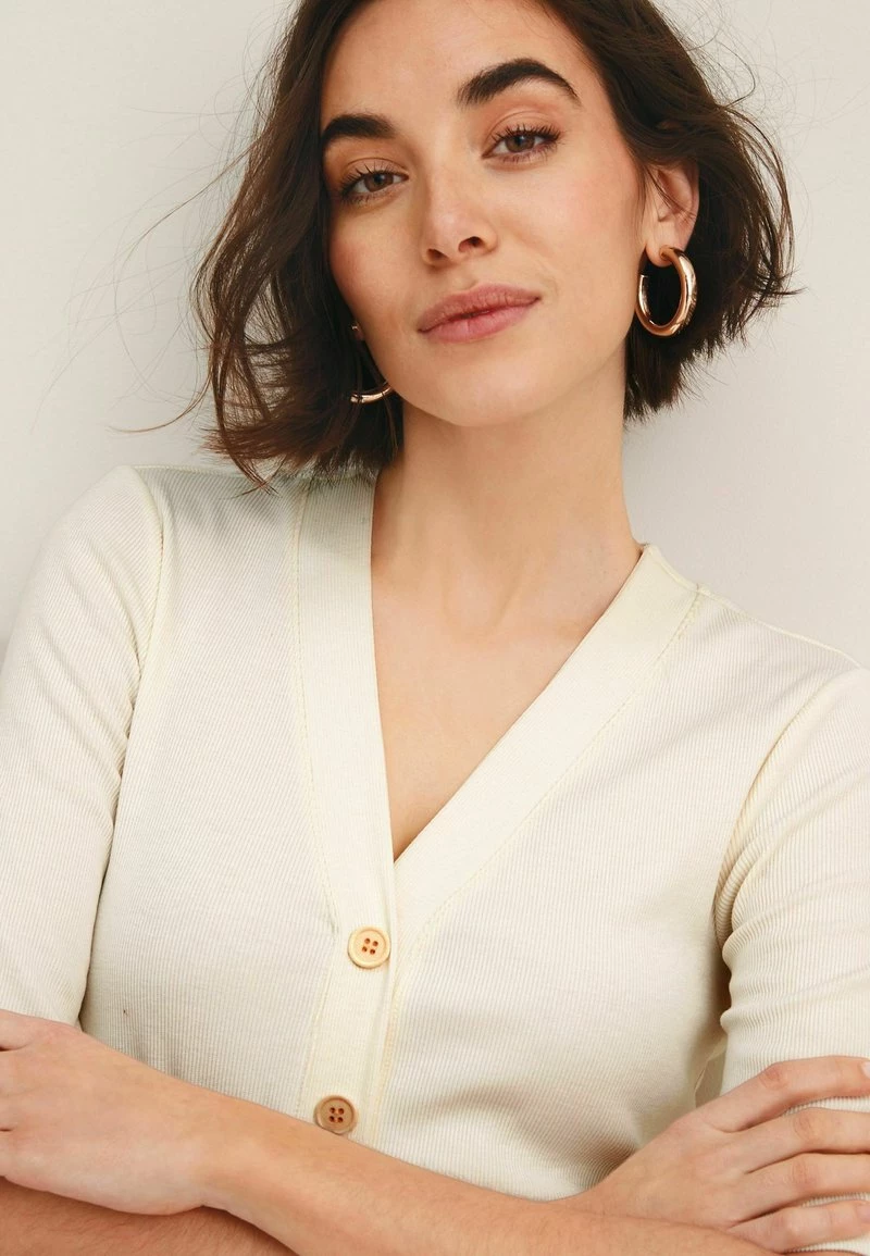 Next Damen SHORT SLEEVE - Etuikleid - Off White – Bild 3