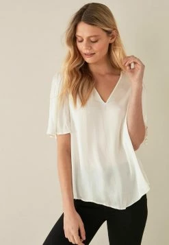 Next Damen Bluse - Off/white