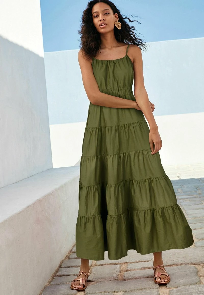 Next Maxikleid - Khaki Green | Damen