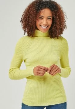 Next Damen BASIC ROLL NECK - Strickpullover - Light Green