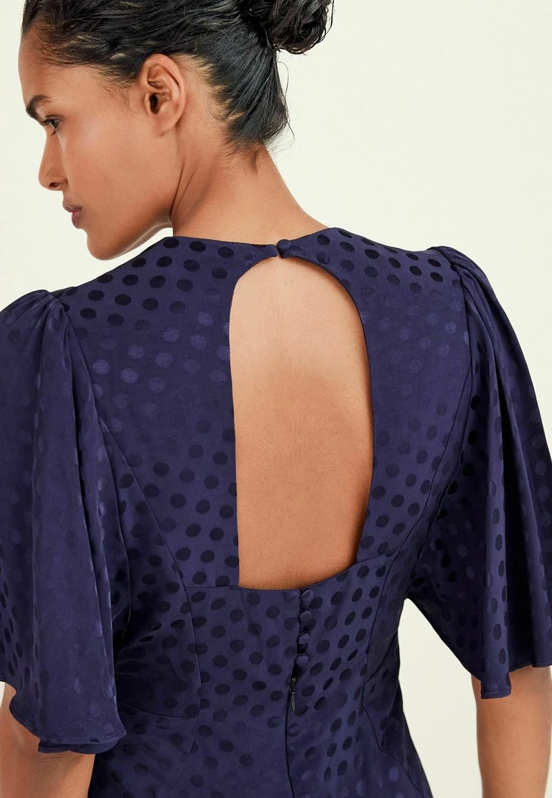 Next Damen FLUTTER SLEEVE MIDI - Freizeitkleid - Dark Blue – Bild 3