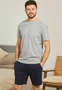 Next Herren SET - Nachtwäsche Set - Navy Blue Grey Supersoft