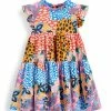 Next Kinder TIERED FRILL - Freizeitkleid - Blue