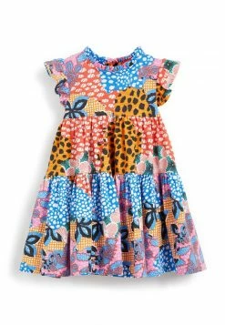 Next Kinder TIERED FRILL - Freizeitkleid - Blue