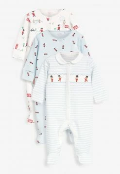 Next Kinder 3 PACK - Strampler - White