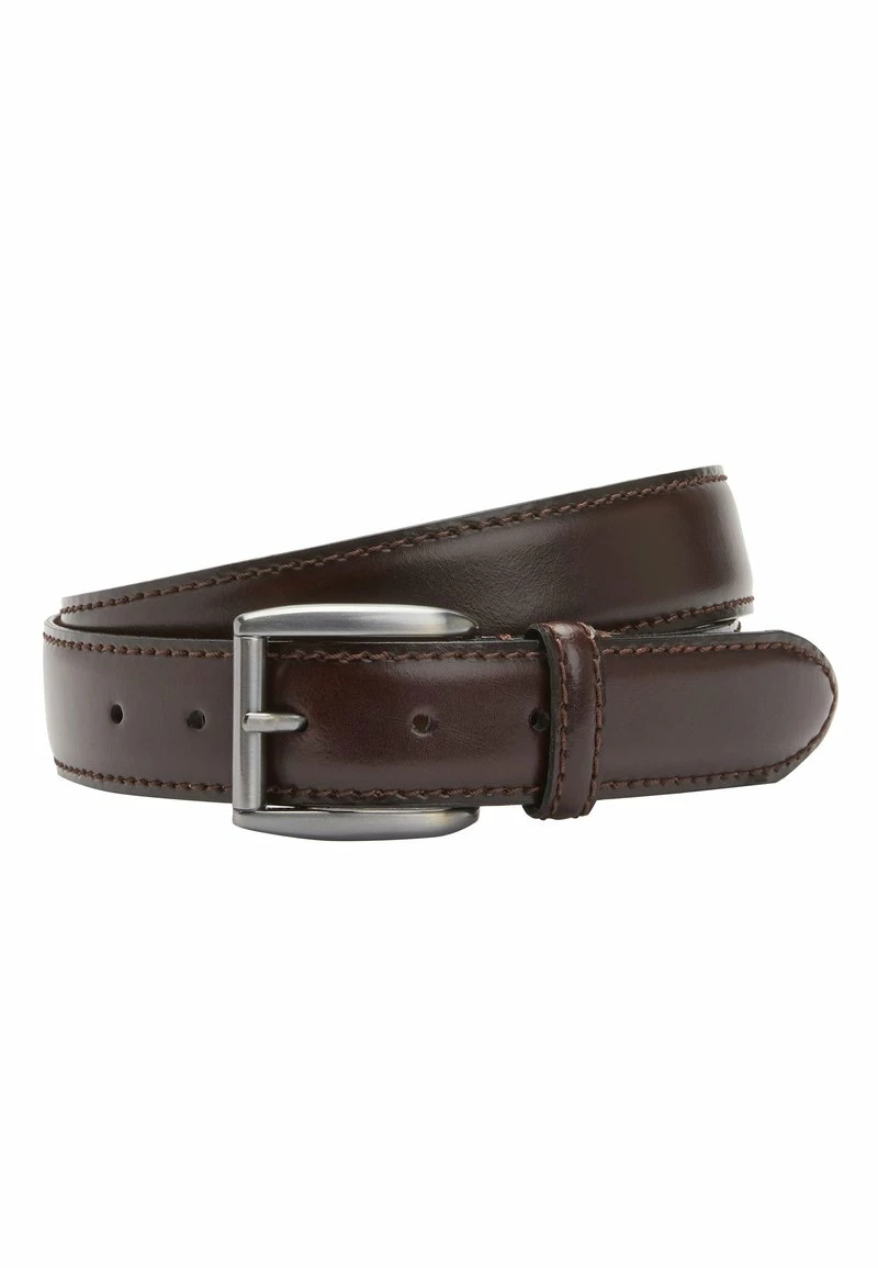 Next Herren BLACK SIGNATURE ITALIAN LEATHER BELT - Gürtel Business - Brown