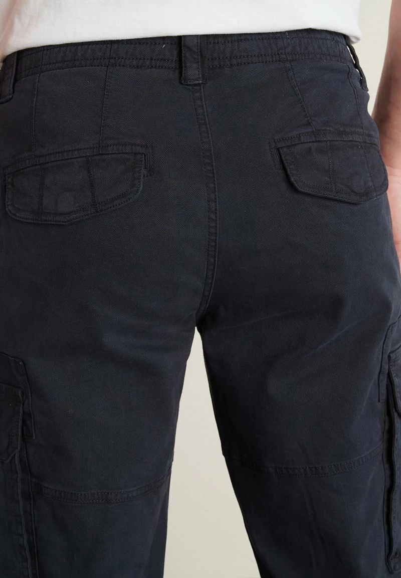 Next Herren AUTHENTIC BLEND - Cargohose - Navy Blue – Bild 3