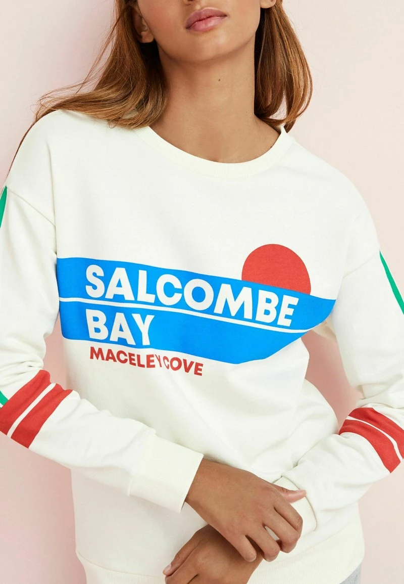 Next Damen GRAPHIC - Sweatshirt - Ecru White Salcombe Bay – Bild 2