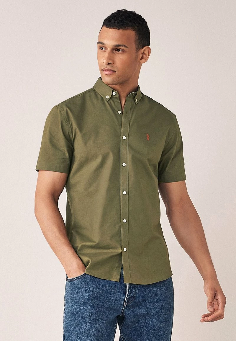 Next Herren STRETCH OXFORD - Hemd - Khaki