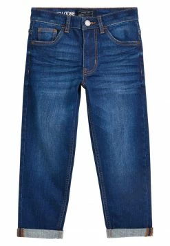 Next Kinder Jeans Relaxed Fit - Mottled Royal Blue