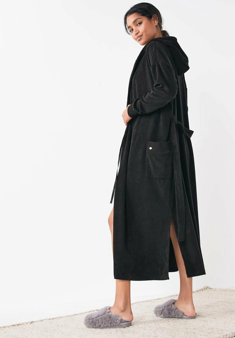 Next Damen TOWELLING - Bademantel - Black – Bild 2