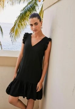 Next Damen MIX - Freizeitkleid - Black