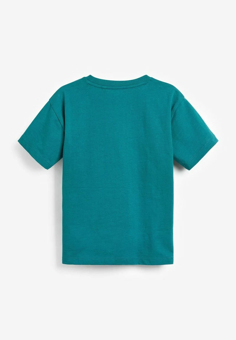 Next Kinder T-Shirt Print - Teal Blue Donut – Bild 3