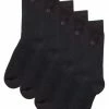 Next Herren BLACK PLAIN COMFORT SOCKS FIVE PACK - Socken - Black