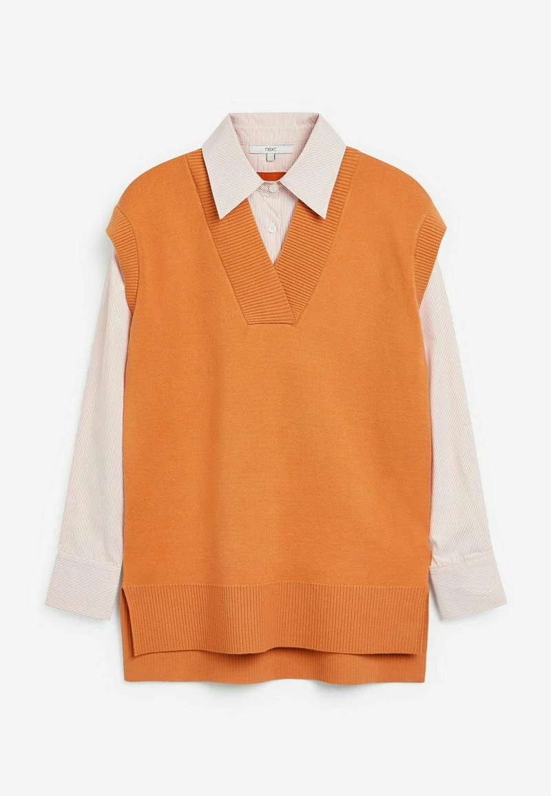 Next Damen DEEP VEE LAYER - Strickpullover - Yellow – Bild 5