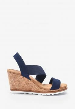 Next Damen Keilsandalette - Black