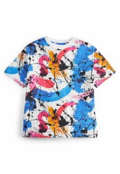 Next PAINT SPLAT - T-Shirt Print - Blue Pink | Kinder