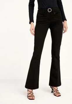 Next Damen LIFT - Flared Jeans - Black