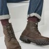 Next TALL ZIP CLEATED - Schnürstiefelette - Mottled Brown | Herren