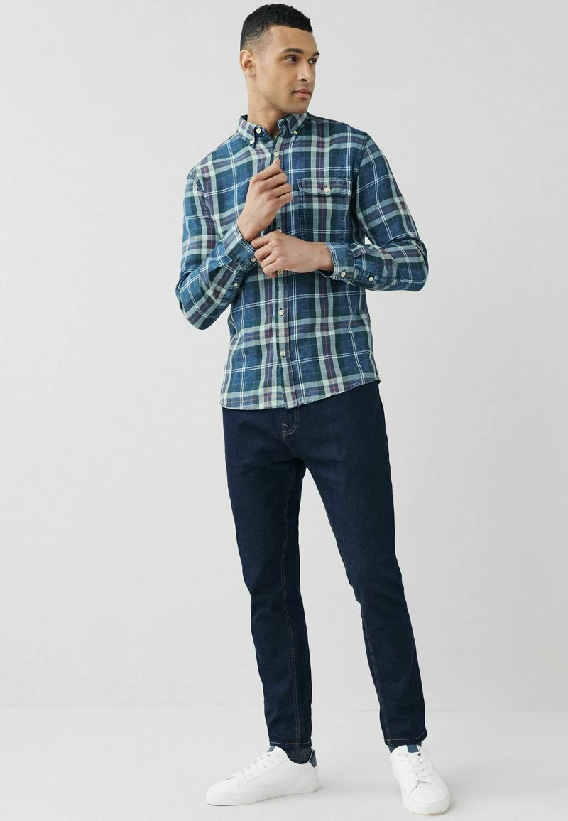 Next Herren WESTERN - Hemd - Blue /green Check – Bild 2