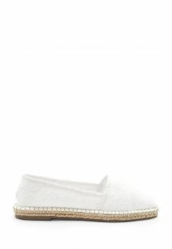 Next Damen FOREVER COMFORT SQUARE TOE - Espadrille - White Broderie