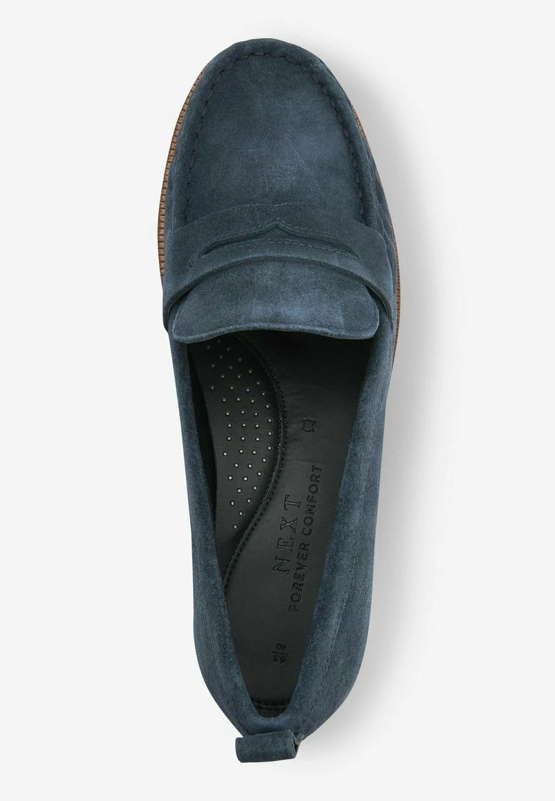 Next Damen MOCCASIN - Slipper - Navy Blue Suede – Bild 3