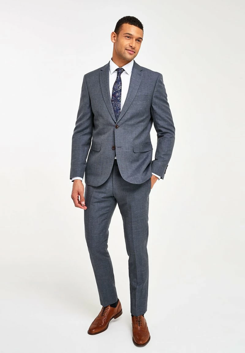 Next Herren SLIM FIT - Anzugsakko - Light Blue – Bild 2