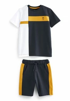 Next Kinder COLOURBLOCK SET - Shorts - Navy Blue