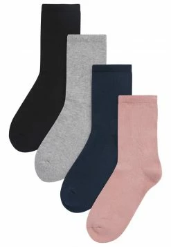 Next Damen CUSHION SOLE ANKLE SOCKS 4 PACK - Socken - Black