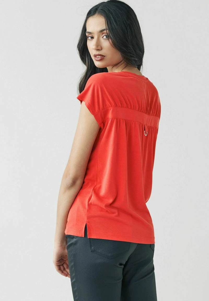 Next Damen CAP SLEEVE SCOOP NECK - T-Shirt Print - Red – Bild 2