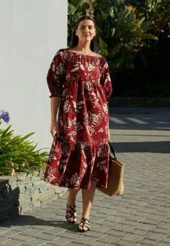 Next Damen LONG SLEEVE - Strandaccessoire - Berry