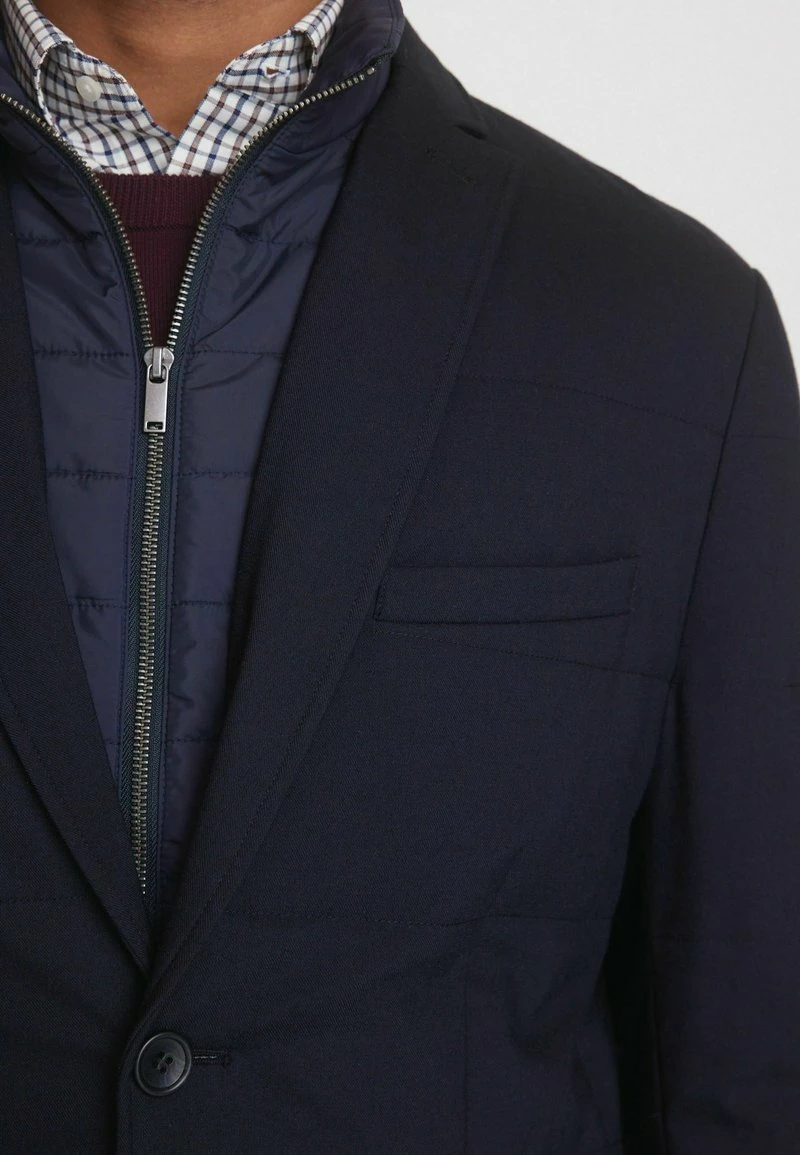 Next Herren WASSERABWEISENDER GESTEPPTER - Anzugsakko - Navy – Bild 4