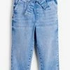 Next Kinder PAPERBAG WAIST TIE JEANS - Jeans Relaxed Fit - Blue