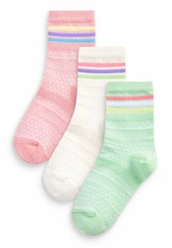 Next Kinder PRETTY PASTEL 3 PACK - Socken - Pink
