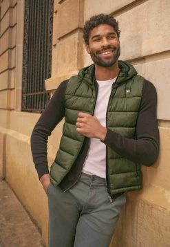 Next Herren Weste - Khaki