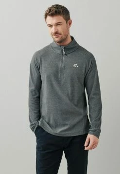 Next Herren DURATREK LIGHTWEIGHT ZIP NECK - Windbreaker - Black