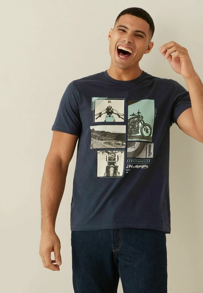 Next Herren 3 PACK - T-Shirt Print - Blue – Bild 2