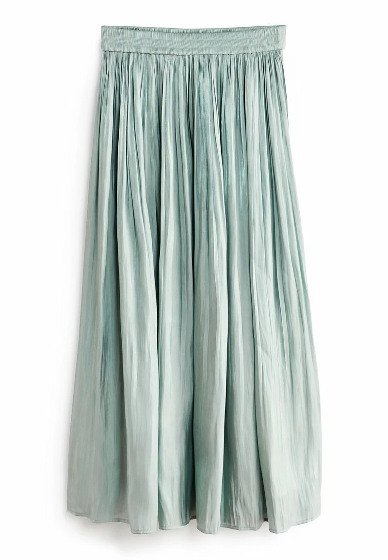 Next Damen GLOSSY - Faltenrock - Grey Blue – Bild 4