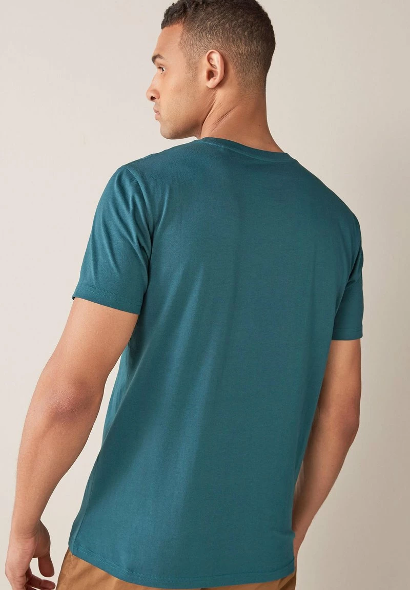 Next Herren T-Shirt Basic - Green – Bild 2