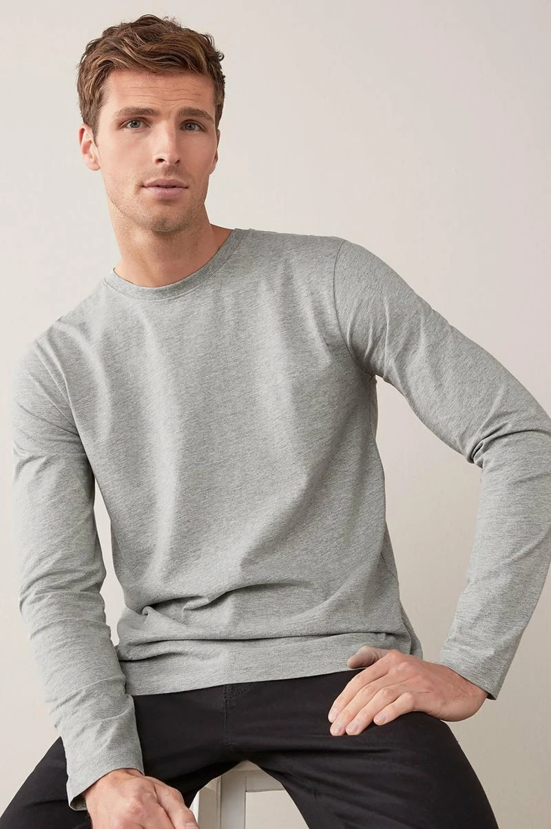 Next LONG SLEEVE 5 PACK - Langarmshirt - Blue | Herren – Bild 7