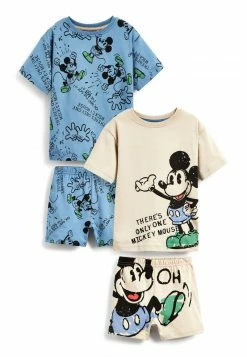 Next Kinder DISNEY MICKEY MOUSE 2 PACK - Nachtwäsche Set - Mickey Mouse Blue Tan Brown