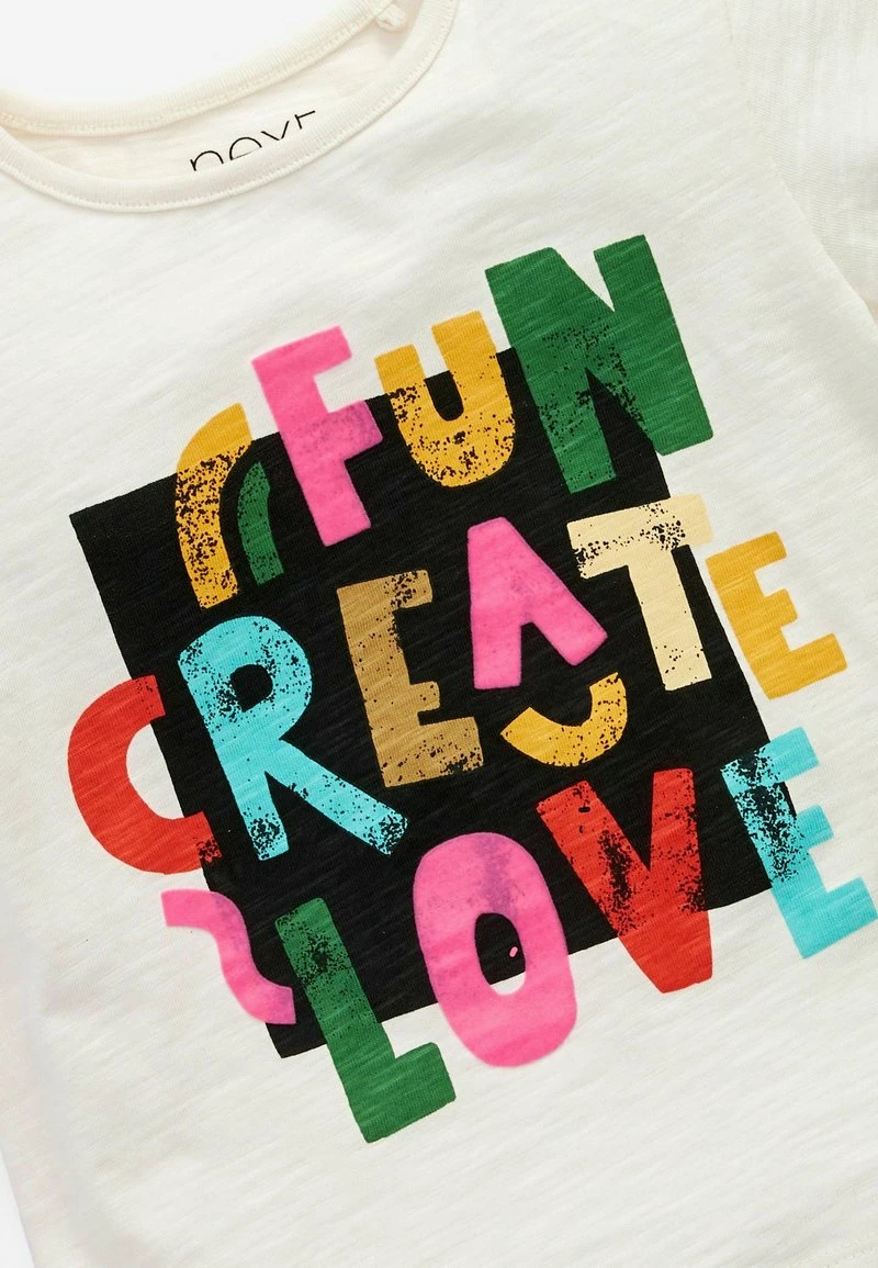 Next Kinder SLOGAN - T-Shirt Print - White – Bild 3